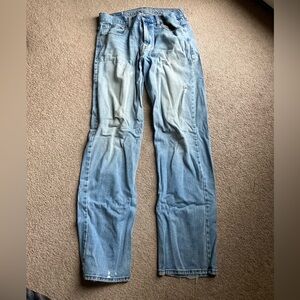 American Eagle Outfitters Light Blue Relaxed Jeans
